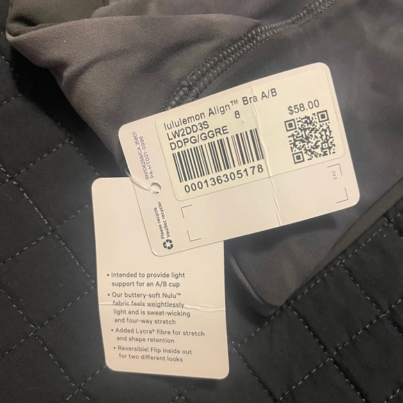 BRAND New LULULEMON Align A/B sports bra - Picture 4 of 6